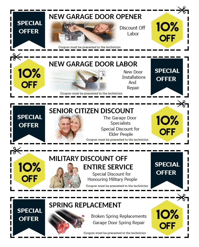 Garage Door And Opener Repairs Las Vegas, NV 702-643-9544 - coupons