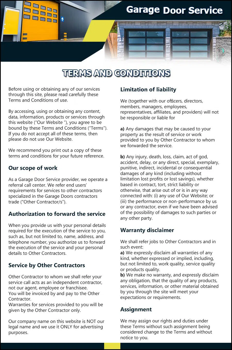 Garage Door And Opener Repairs Las Vegas, NV 702-643-9544